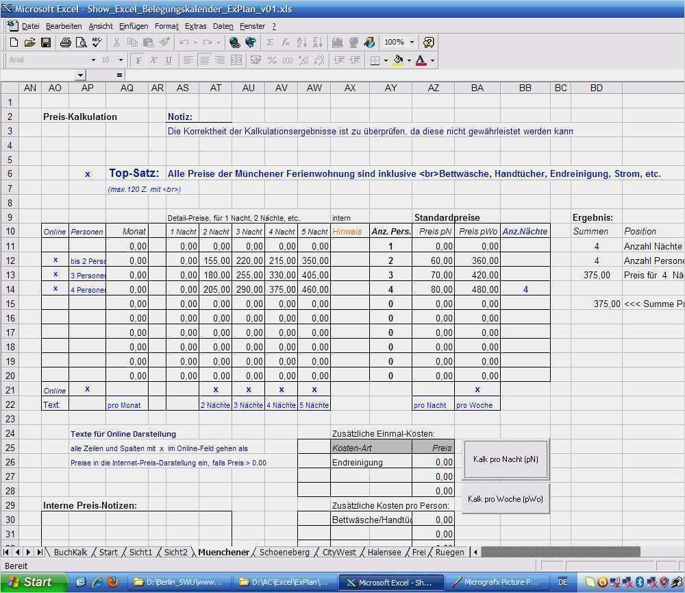 Bilanz Excel Vorlage
