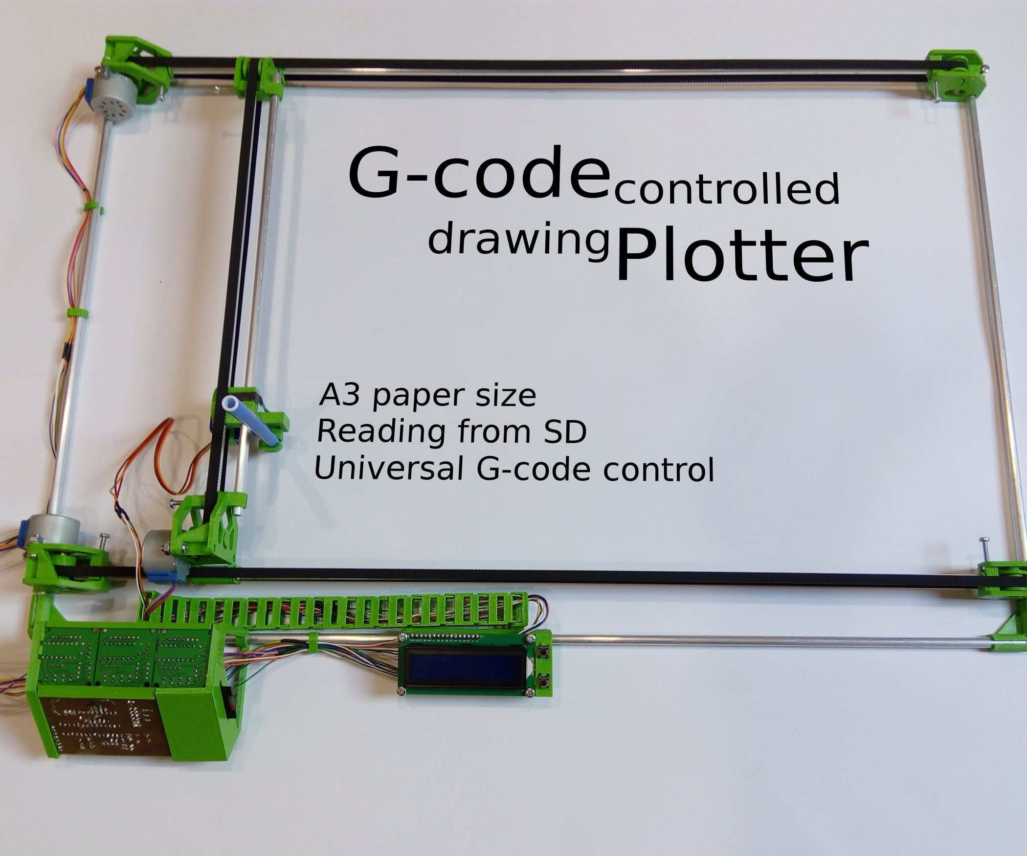Drawing Plotter Arduino Cnc 3d Printer Cnc Software