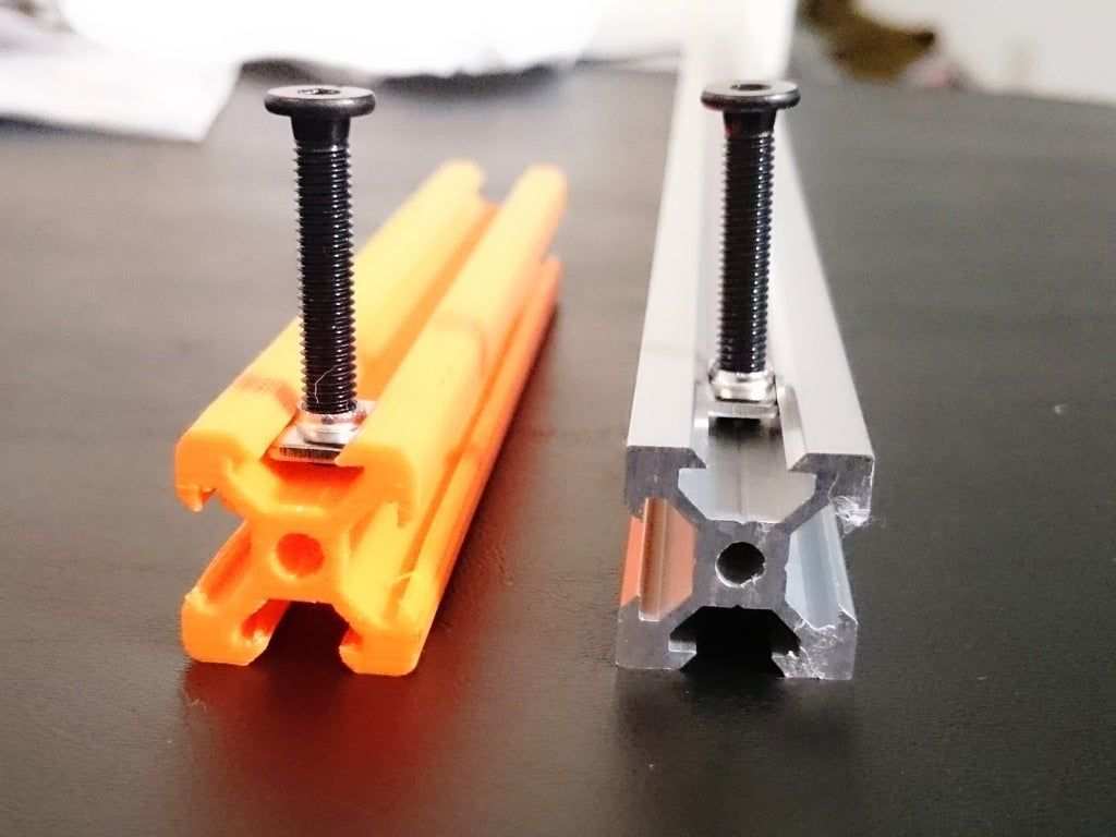 V Slot Rail 20 Mm X 20 Mm By Somaraok Thingiverse 3d Drucker Vorlagen 3d Drucker 3d Druck Design