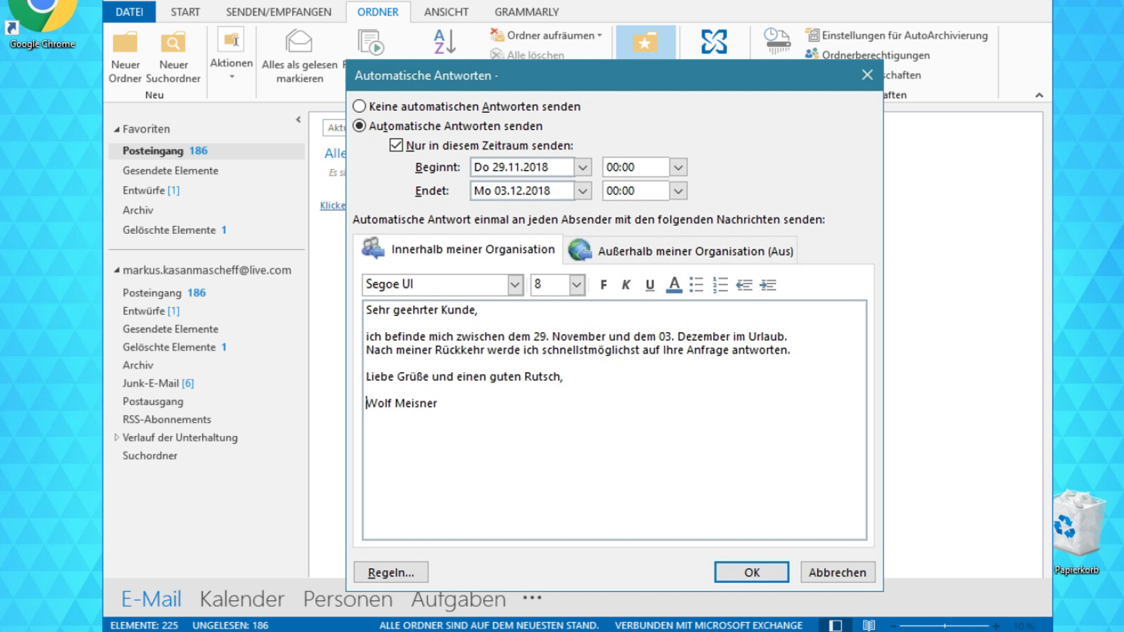 Microsoft Outlook So Teilt Ihr Kontakten Automatisch Eure Abwesenheit Mit Netzwelt