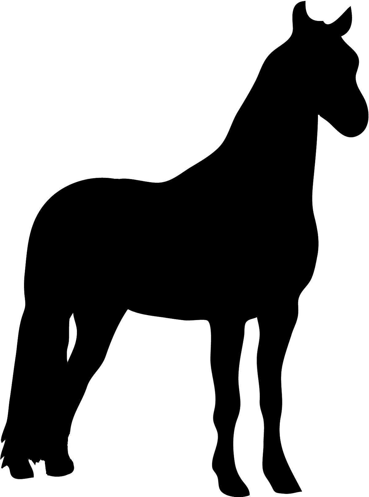 Pferde Schablonen Scherenschnitt Vorlagen Tiere Pferde Silhouette Malvorlagen Pferde