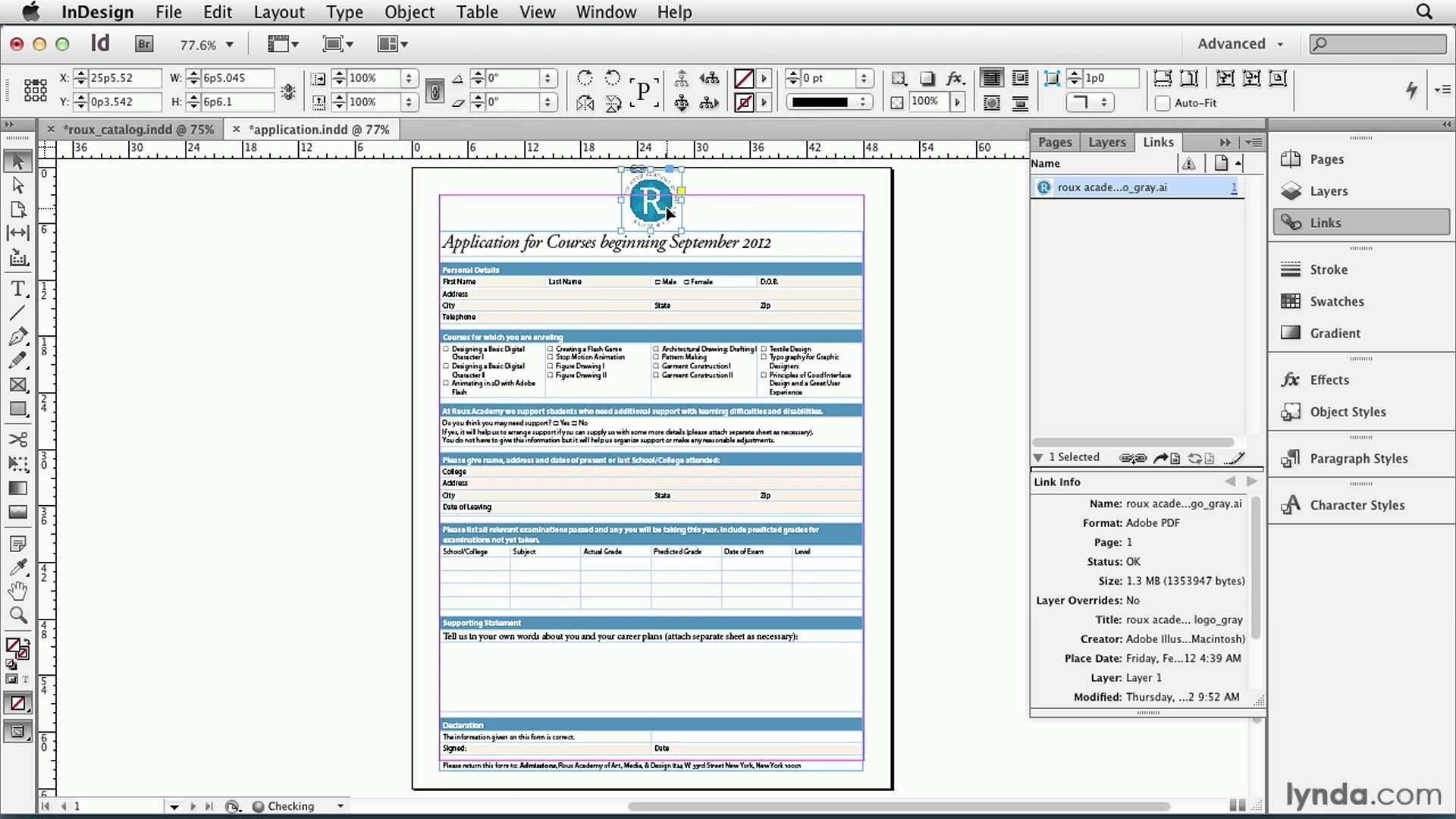 Indesign Tutorial Placing One Indesign File Inside Another Lynda Com Indesign Secrets Series Tipps