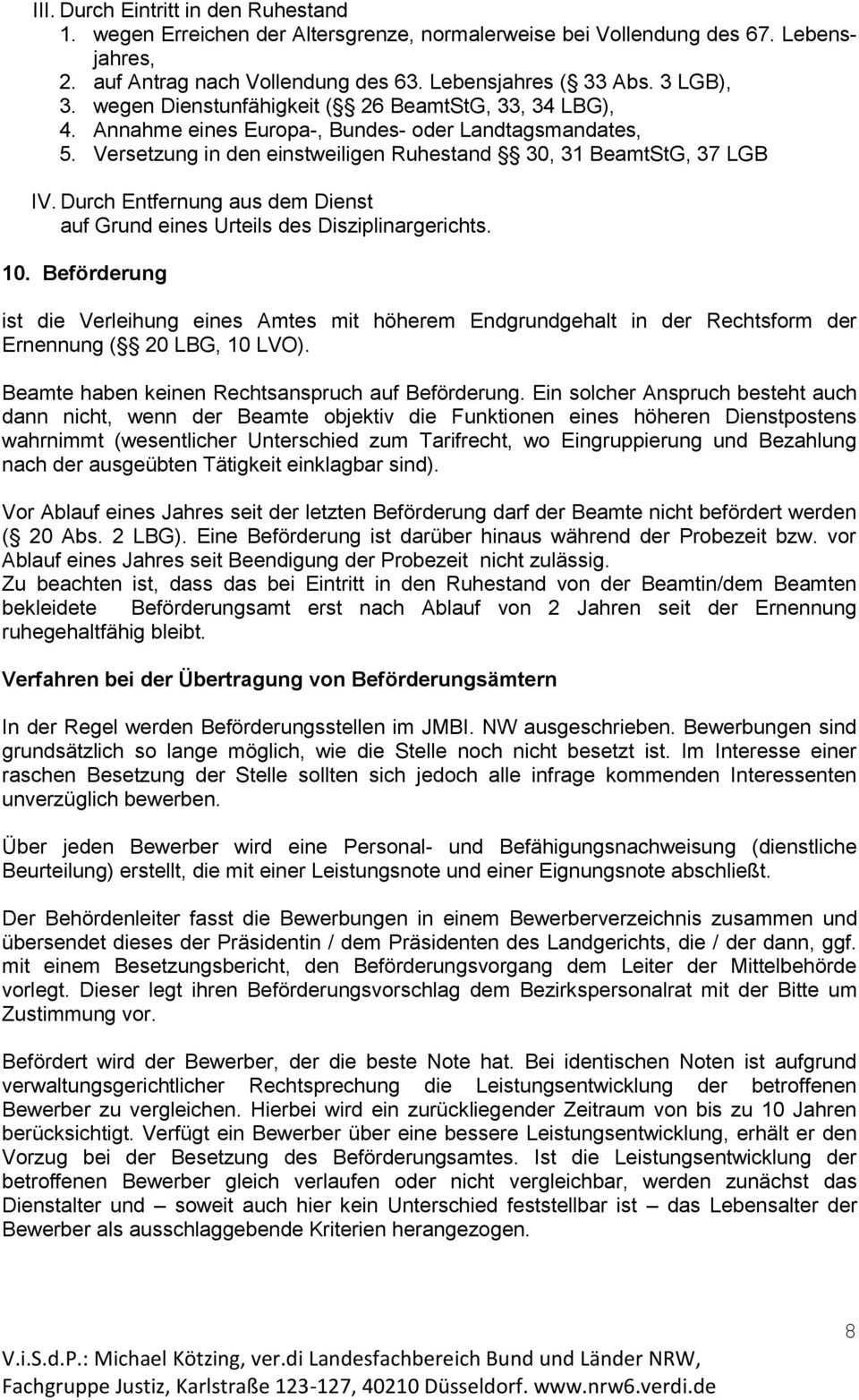 Beamtinnen Und Beamte In Der Justiz Nordrhein Westfalen Pdf Free Download