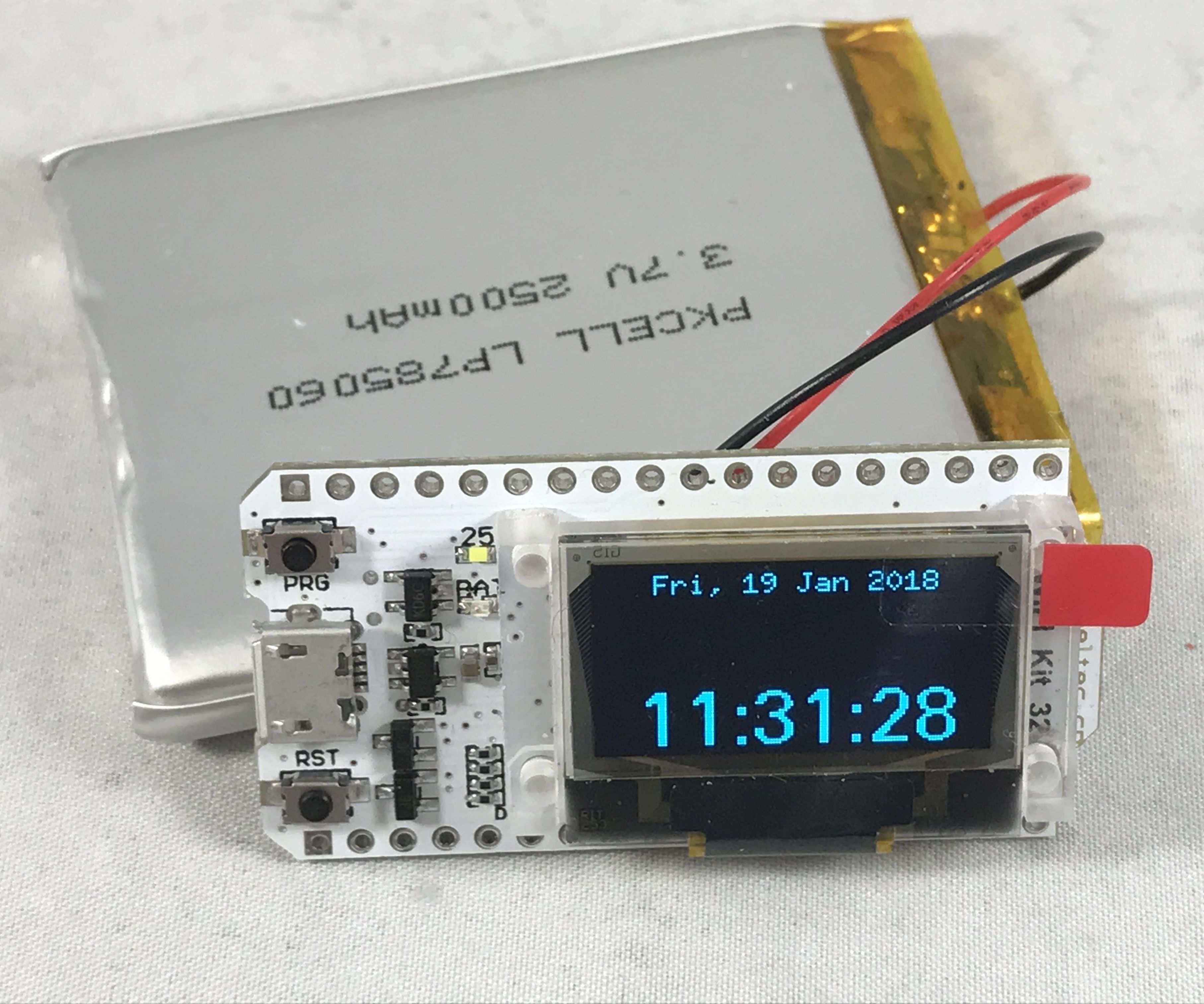 Wifi Kit 32 Ntp Clock Wifi Gadgets Electronics Projects Diy Electronics Projects