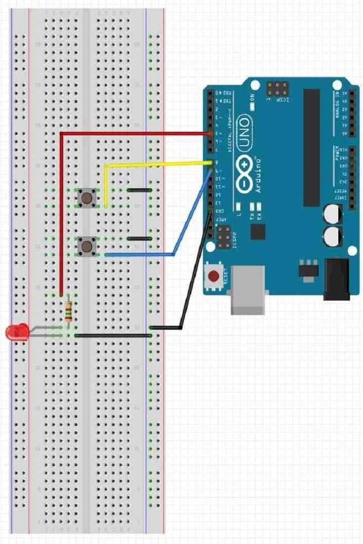 Video How To Use Arduino Switches To Turn An Led On Off Arduino Led Projects Switches