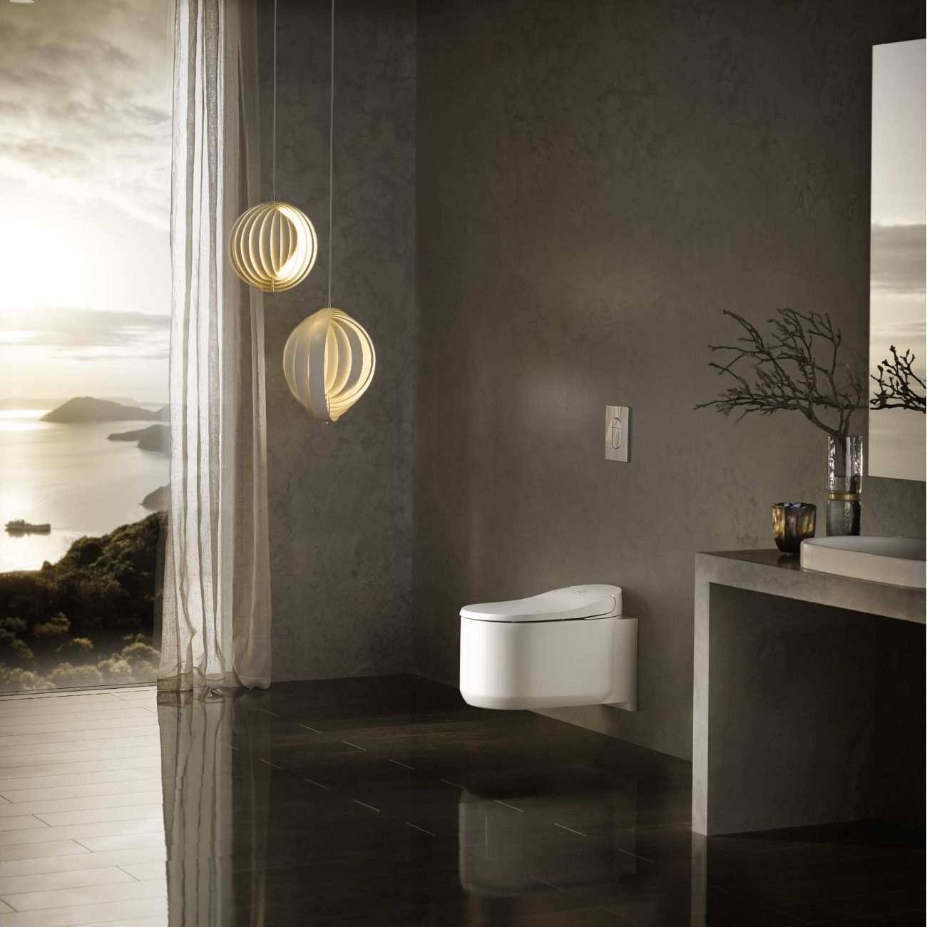 Grohe Sensia Arena Bide Funkcios Fali Wc Grohe Bathroom Solutions Toilet Design