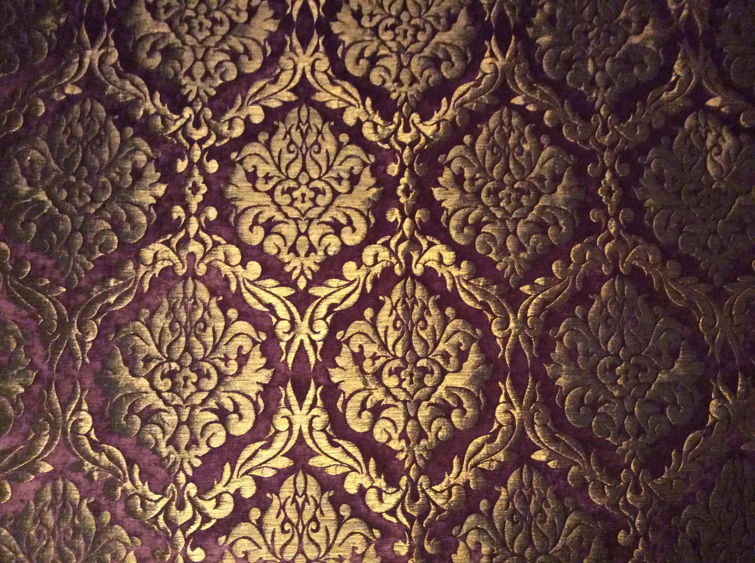 Schwerer Samt Brokat Gewebt Violett Goldbronze Historische Etsy Tapestry Decor Home Decor