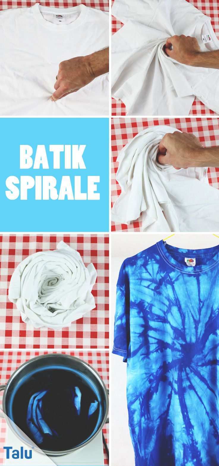 Batik Selber Machen Diy Anleitung Fur T Shirts Batikfarben Talu De Batikfarbe T Shirt Farben Batik Kleidung
