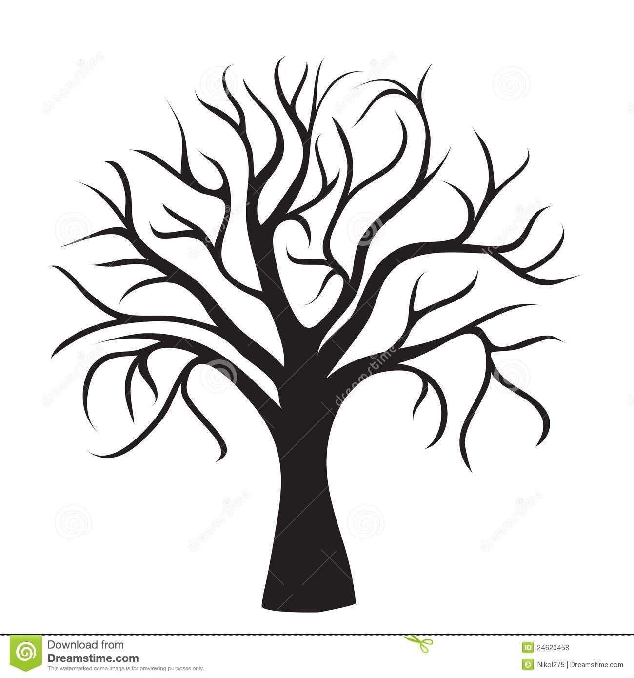 Vorlage Baum Baum Schablone Baum Zeichnung Baumbilder