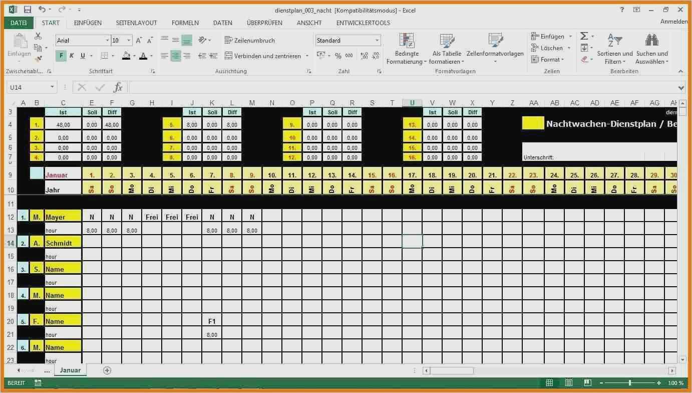 Einzigartig Arbeitsplan Excel Vorlage Download Foto Excel Vorlage Arbeitsplaner Vorlagen