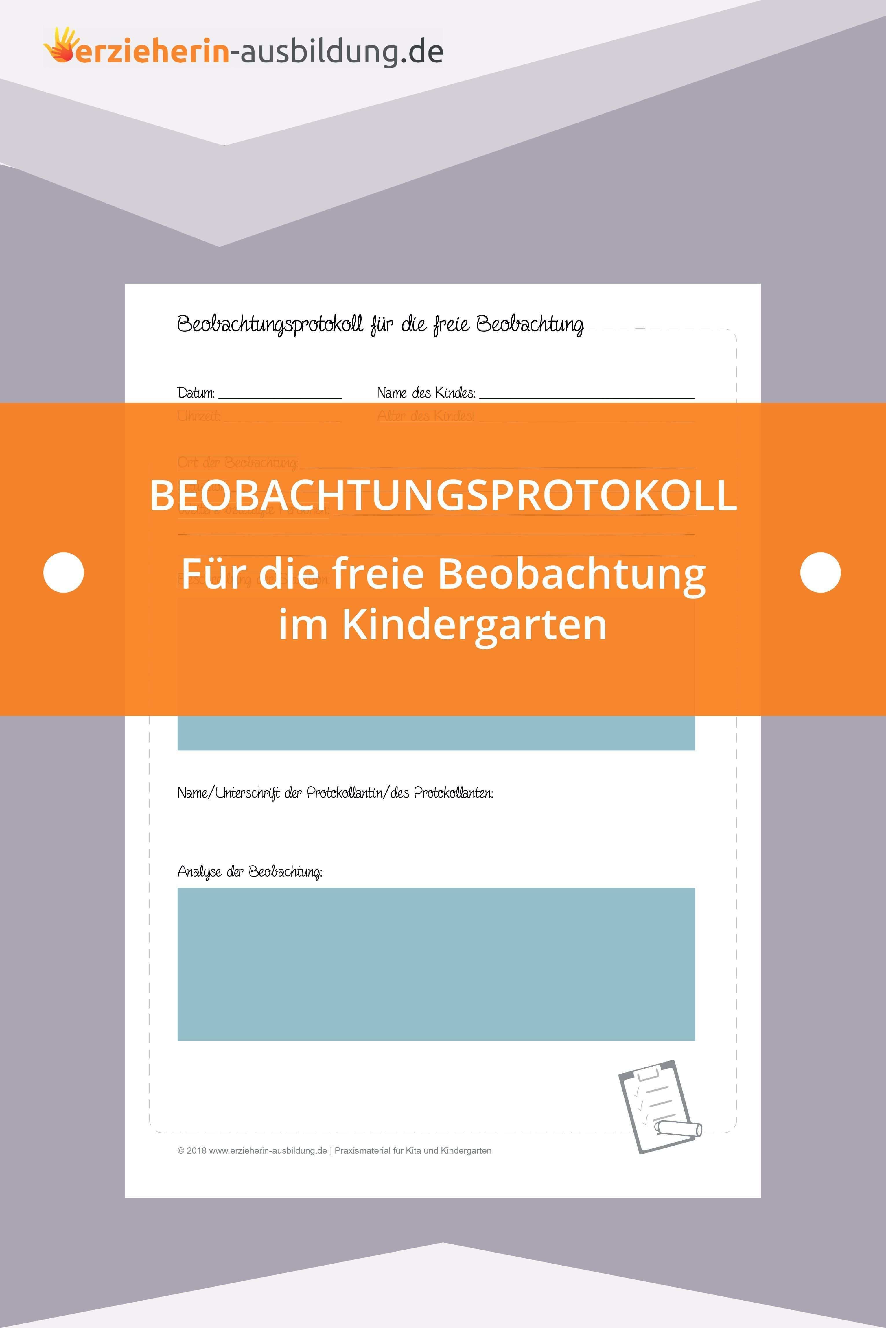 Die Freie Beobachtung Merkmale Tipps Und Haufige Fehler Soziales Lernen Erzieherausbildung Kindergarten