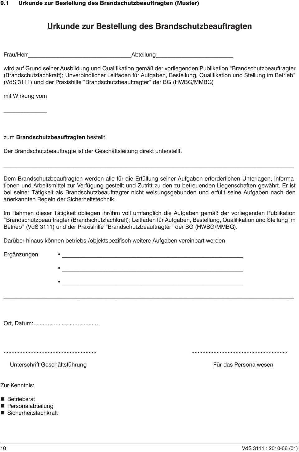 Brandschutzbeauftragter Fachkraft Fur Brandschutz Pdf Kostenfreier Download