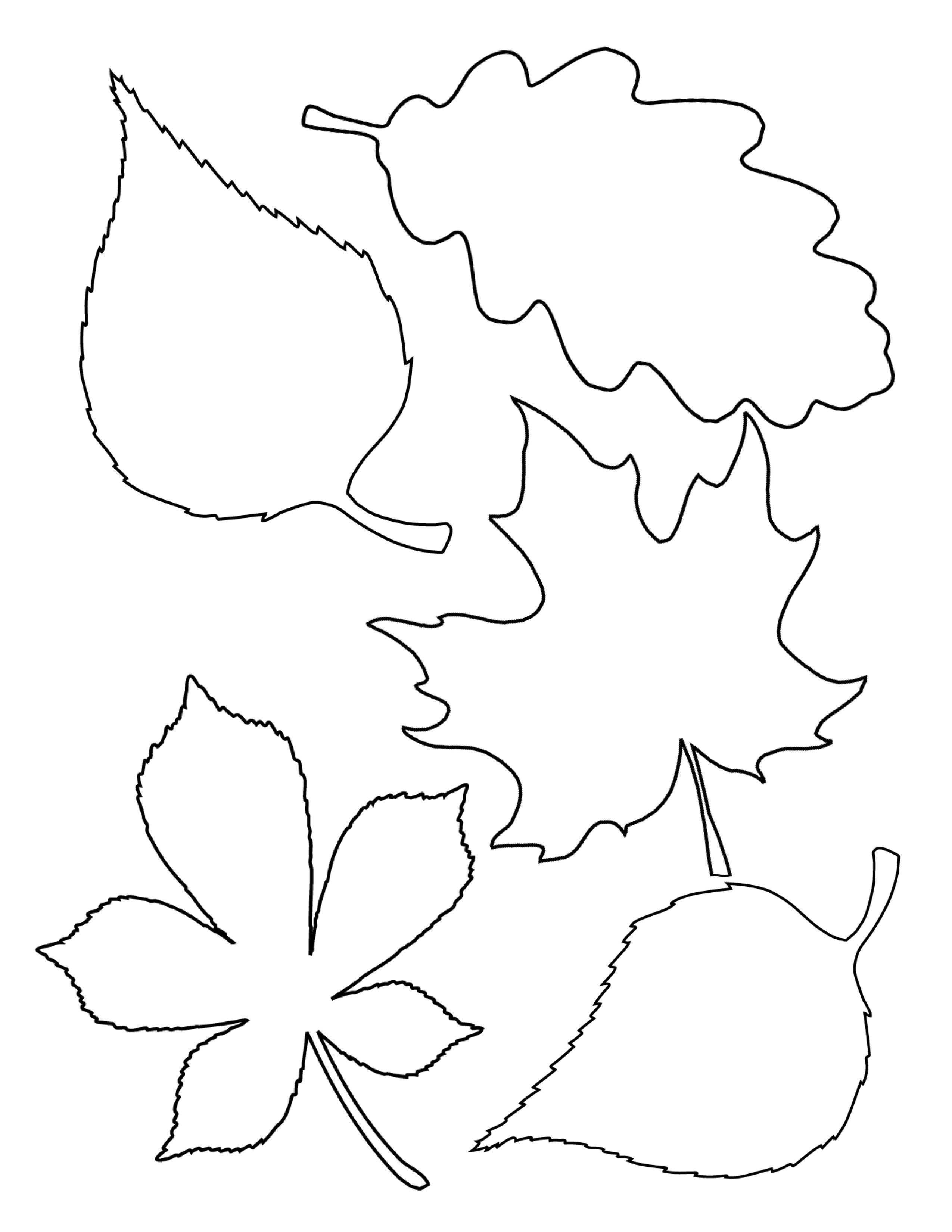 4 Easy Fall Garlands A Beautiful Mess Fall Leaf Template Leaf Template Leaf Coloring Page
