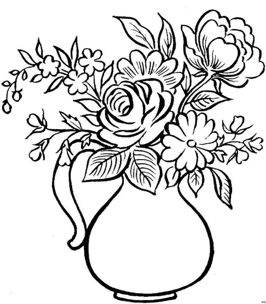 Druckbare Malvorlage Blumen Vorlagen Zum Ausdrucken Ausmalbilder Rosen Ausdrucken Uploadertalk Frisch Malvorlagen Blumen Blum Pencil Drawings Drawings Rose