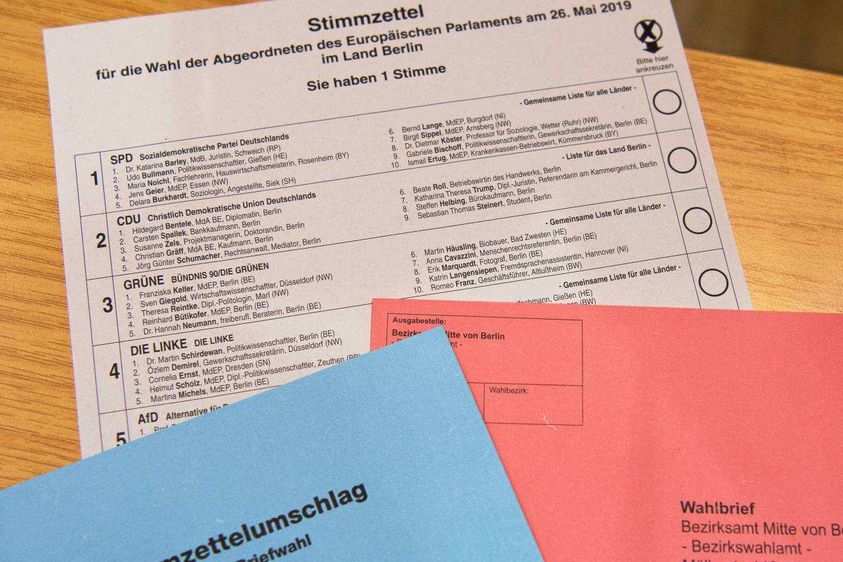 Europawahl 2019 Muster Fur Stimmzettel So Geht Das Ausfullen Waz De