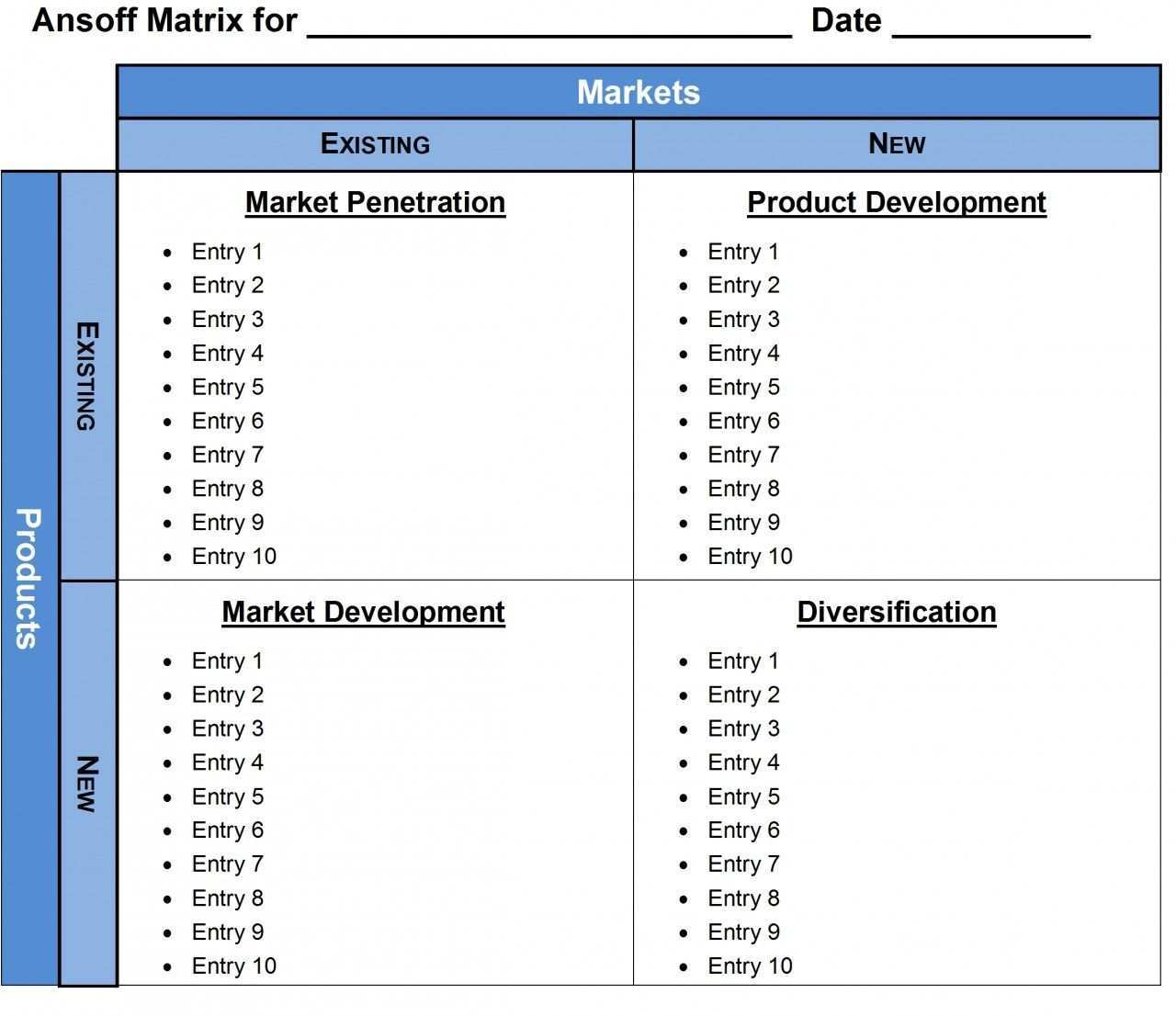 Ansoff Matrix Ms Word Template Microsoft Word Invoice Template Label Templates Word Template