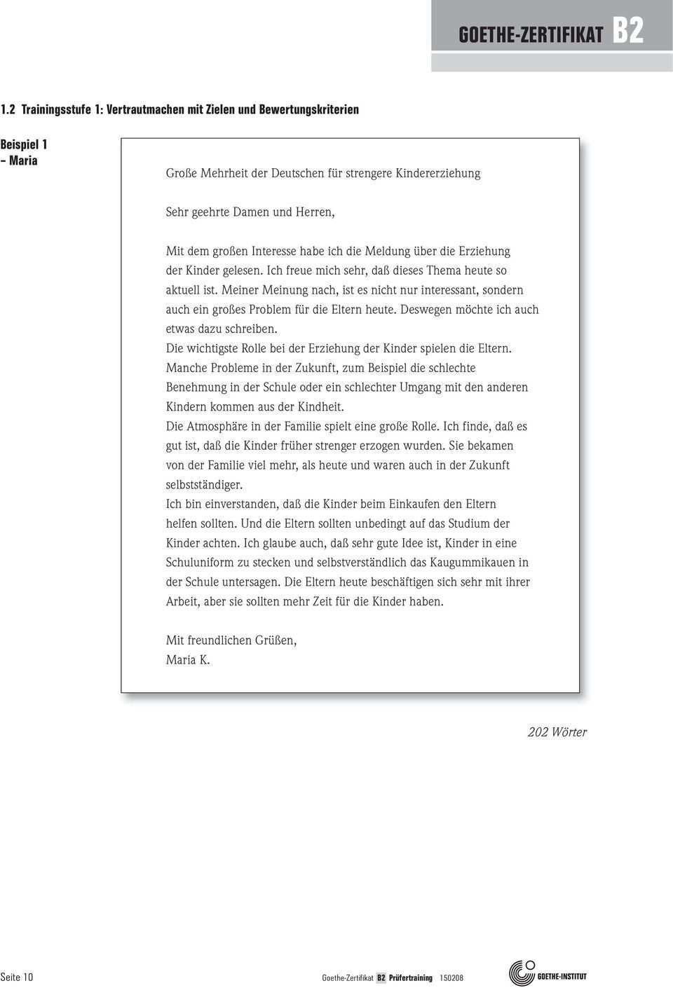 Goethe Zertifikat B2 Trainingsmaterial Fur Prufende Schriftlich Mundlich B1 B2 C1 C2 Pdf Free Download