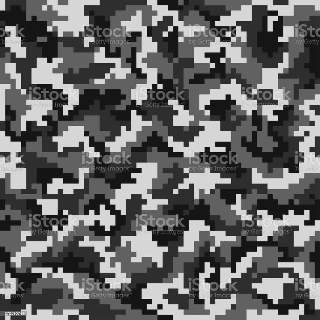Camouflagemuster Nahtlose Digitale Tarnmuster Pixelcamo Im Urbanen Stil Stock Vektor Art Und Mehr Bilder Von Abstrakt Istock