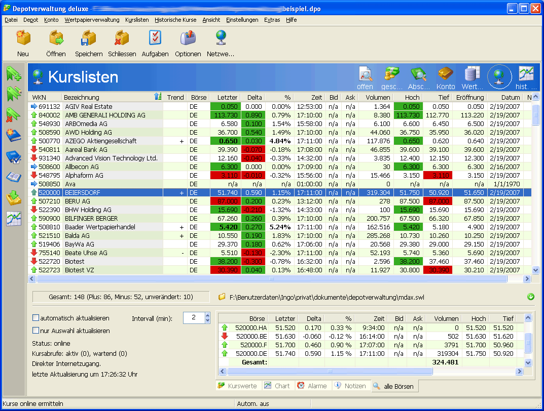 Depotverwaltung Deluxe Download Freeware De