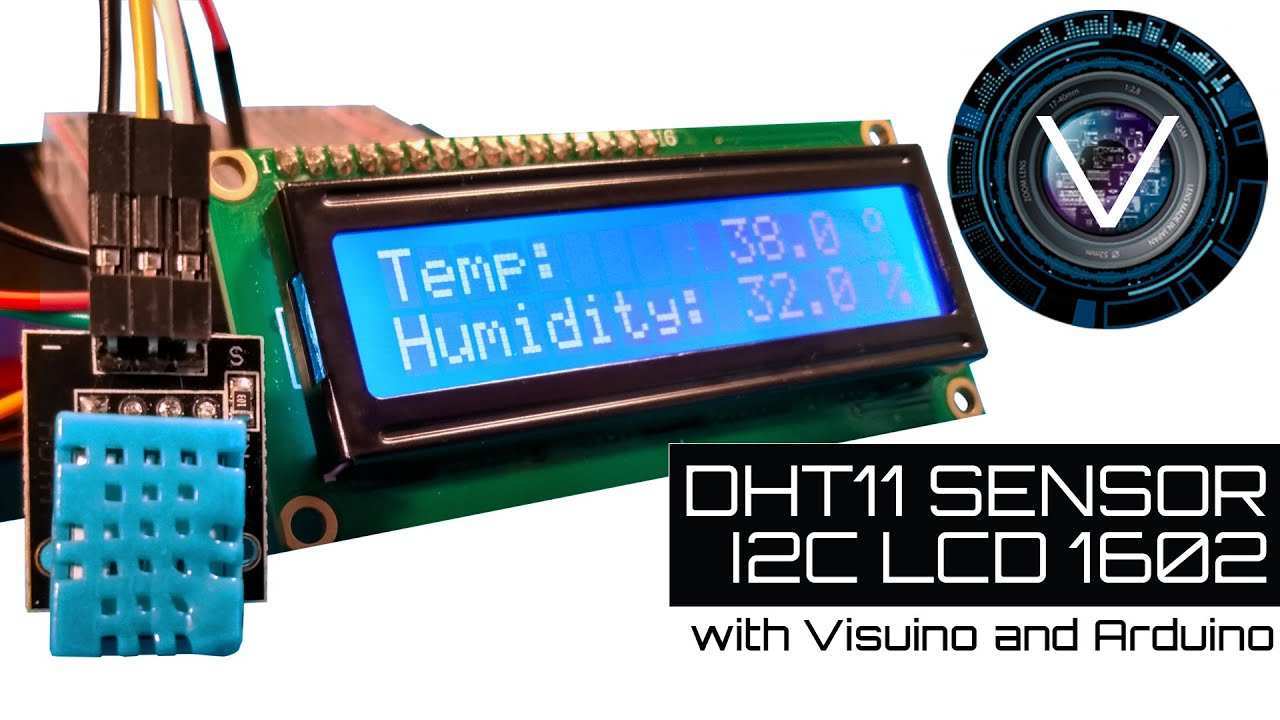 Dht11 Temperature And Humidity On I2c 1602 Lcd Arduino Project Hub