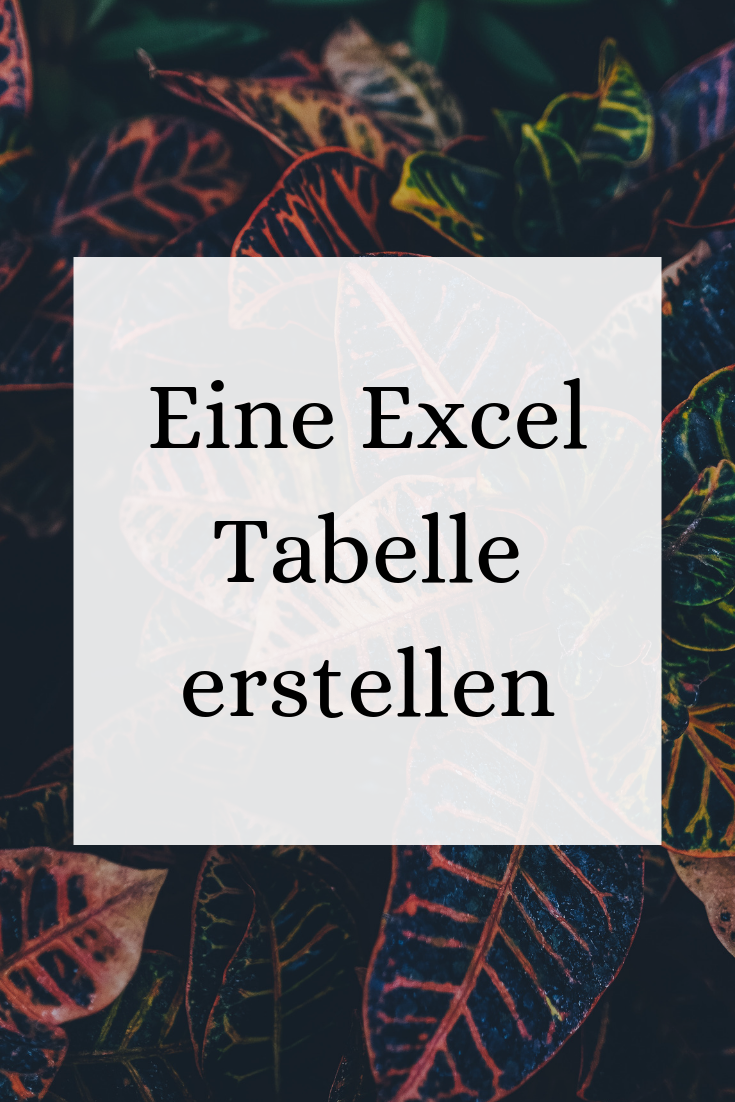 Excel Tipps Tabellen Excel Tipps Excel Tabelle Erstellen Buroorganisation Tipps