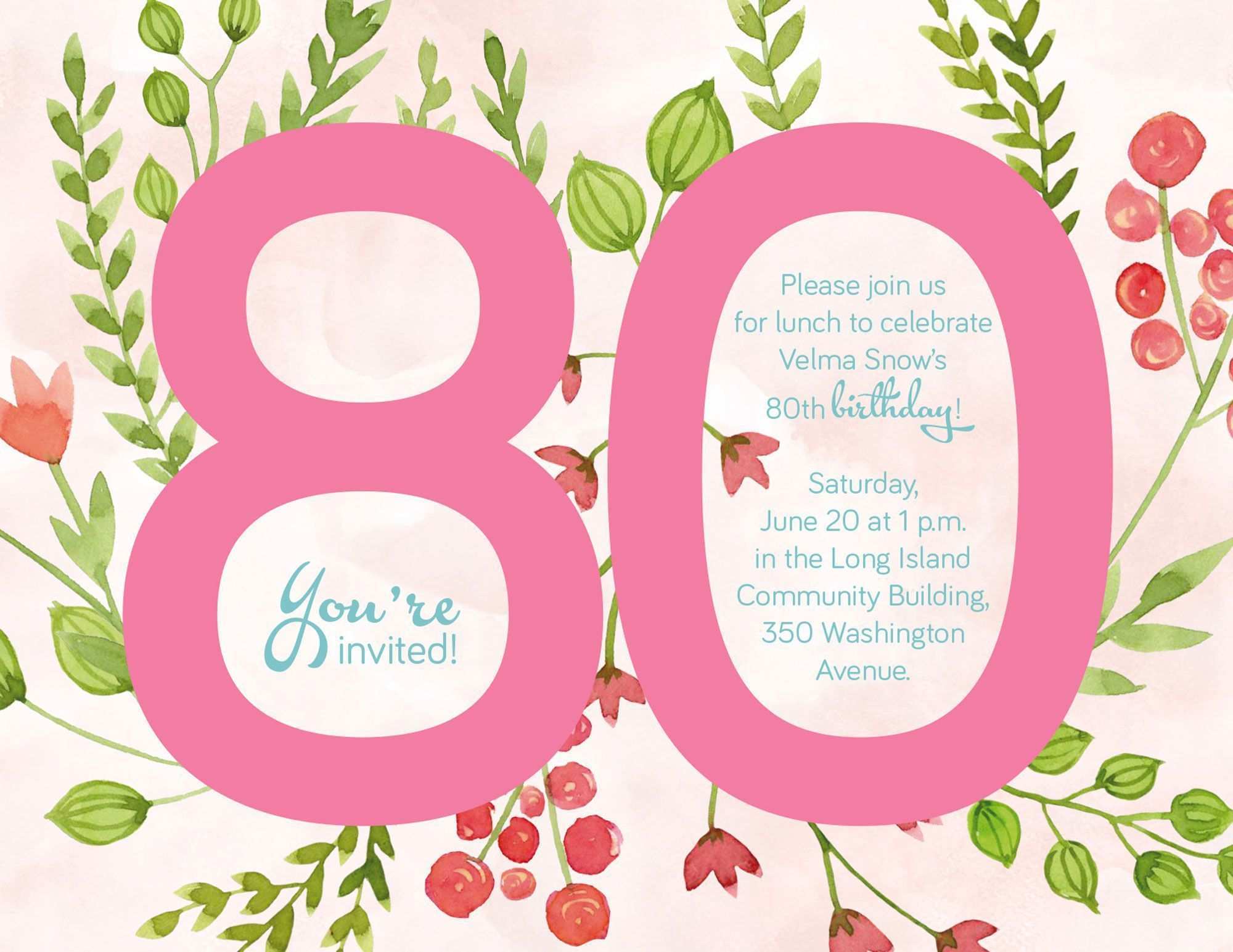 Einladung Zum 80 Geburtstag 80 Geburtstag Einladung Vorlage Kostenlos Einladung 80 Einladung 80 Geburtstag Geburtstag Einladung Vorlage Einladung Geburtstag
