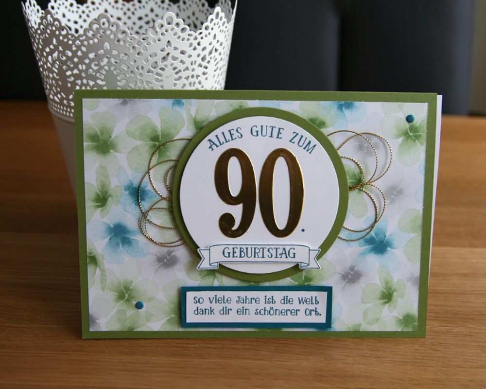 90 Geburtstag Geburtstag Selber Machen Einladung Gestalten Karten