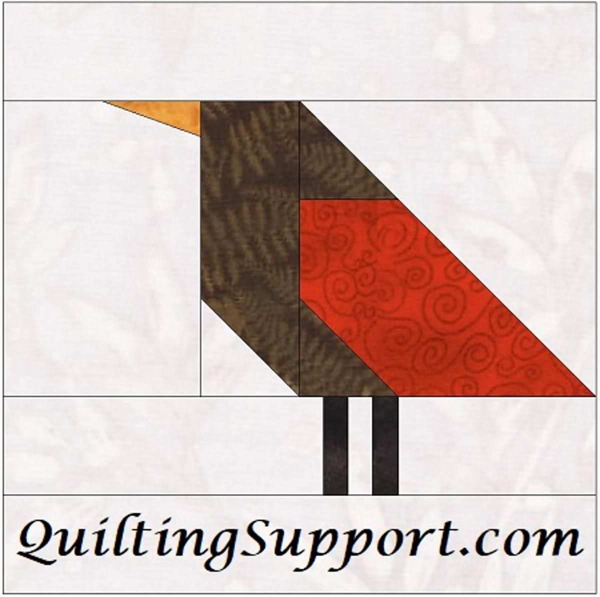 Free Bird 3 Paper Piecing Foundation Block Craftsy Paper Piecing Quilt Patterns Free Bird Quilt Blocks