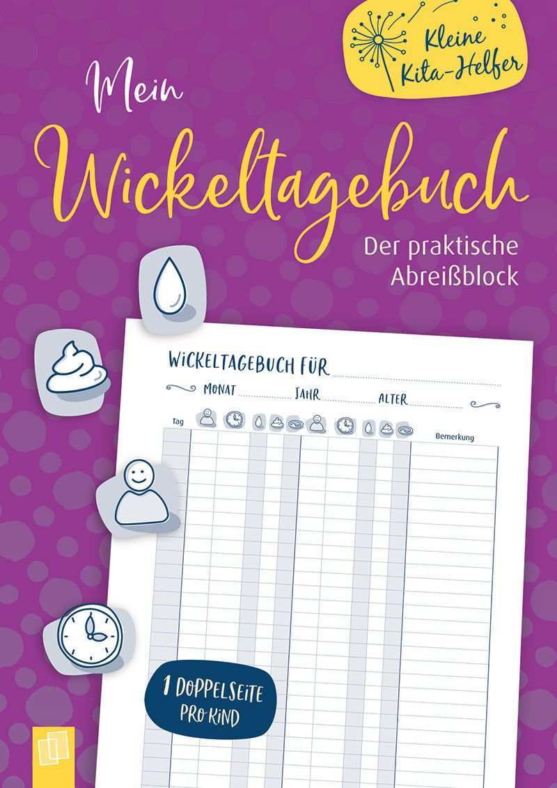 Mein Wickeltagebuch Der Praktische Abreissblock Wickeln Kinder Tag Eingewohnung Krippe