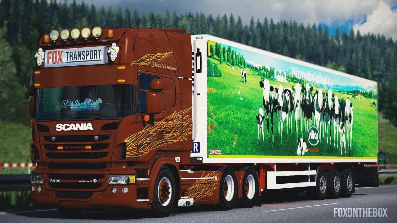 Fruehauf Trailer Skins Template Ownable Euro Truck Simulator 2 Mod Youtube