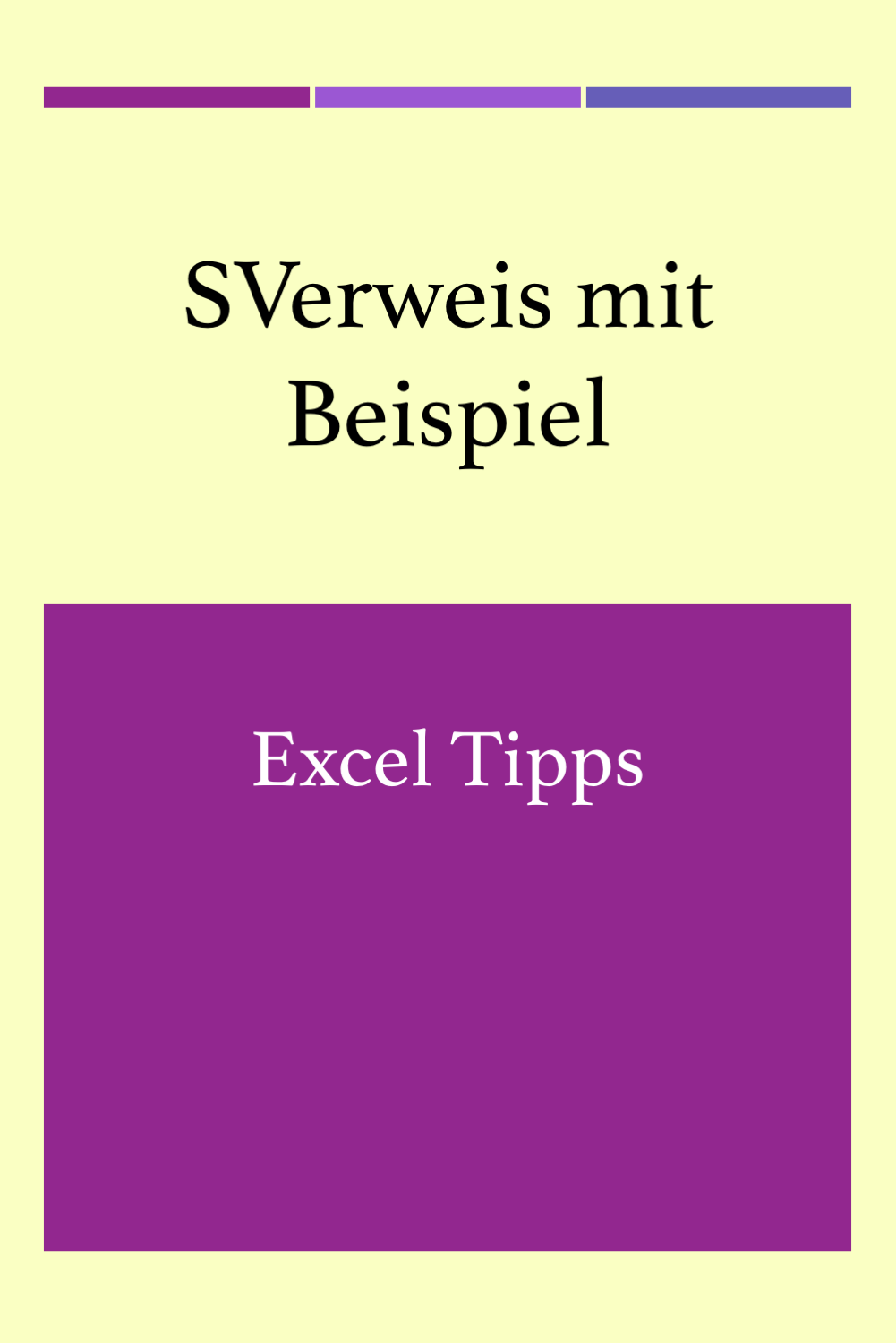Sverweis Excel Tipps Tipps Tipps Und Tricks
