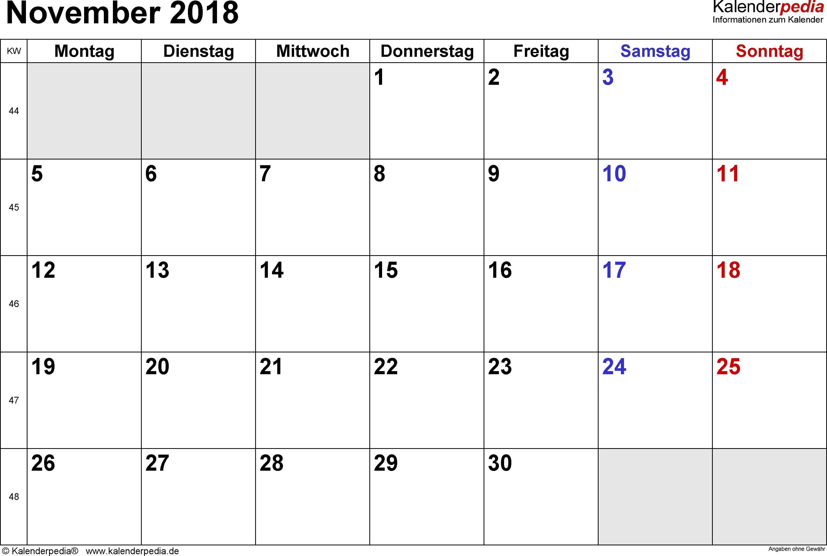 Bildergebnis Fur Vorlage Kalender November 2018 November Calendar Calendar 2018 Calendar