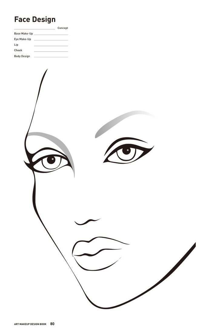 Kostenloses Druckbares Face Chart Fur Maskenbildner Facechart Makeup Mua Eugenepokoti Dr Maquillaje Para Fotografia Clases De Maquillaje Rostros