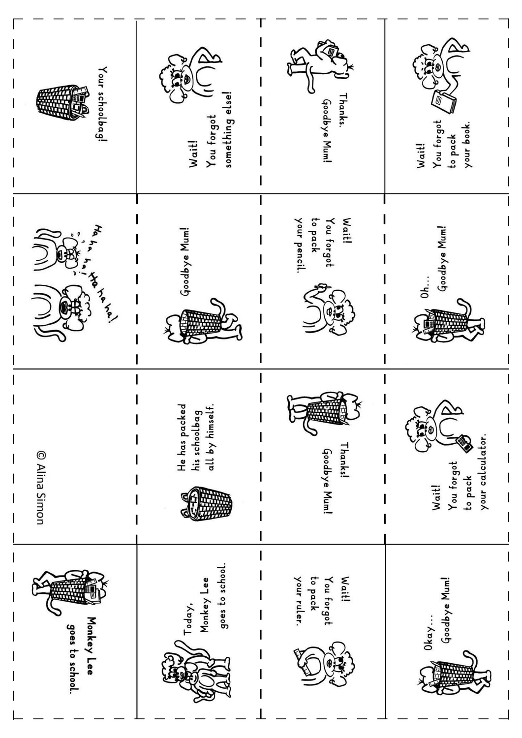 Faltbuch Schoolthings Englisch Grundschule Unterrichtsmaterial Im Fach Englisch Wortkarte Grundschule Englisch Grundschule