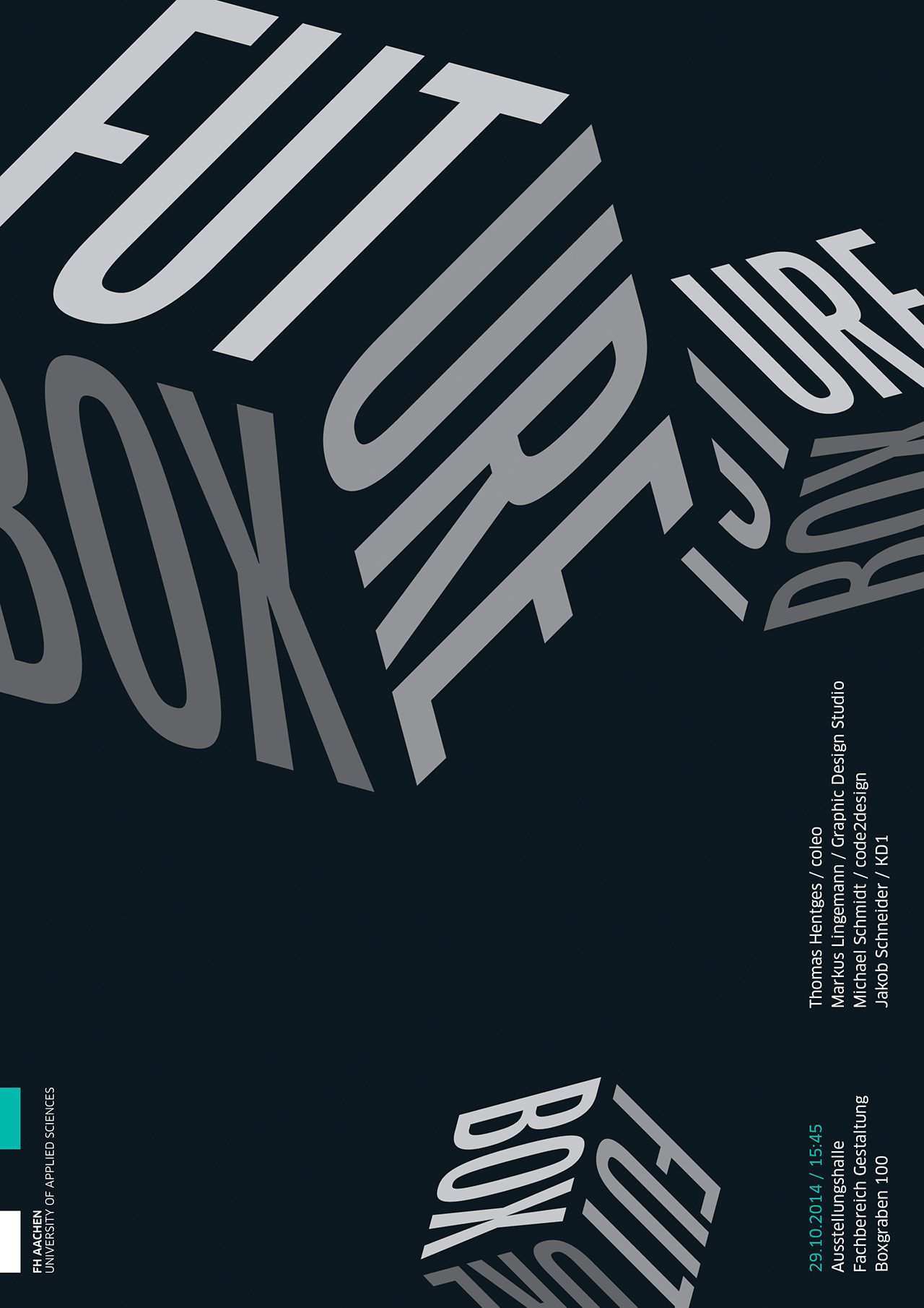 Futurebox Illustrator Typography Graphic Design Posters Typography Poster