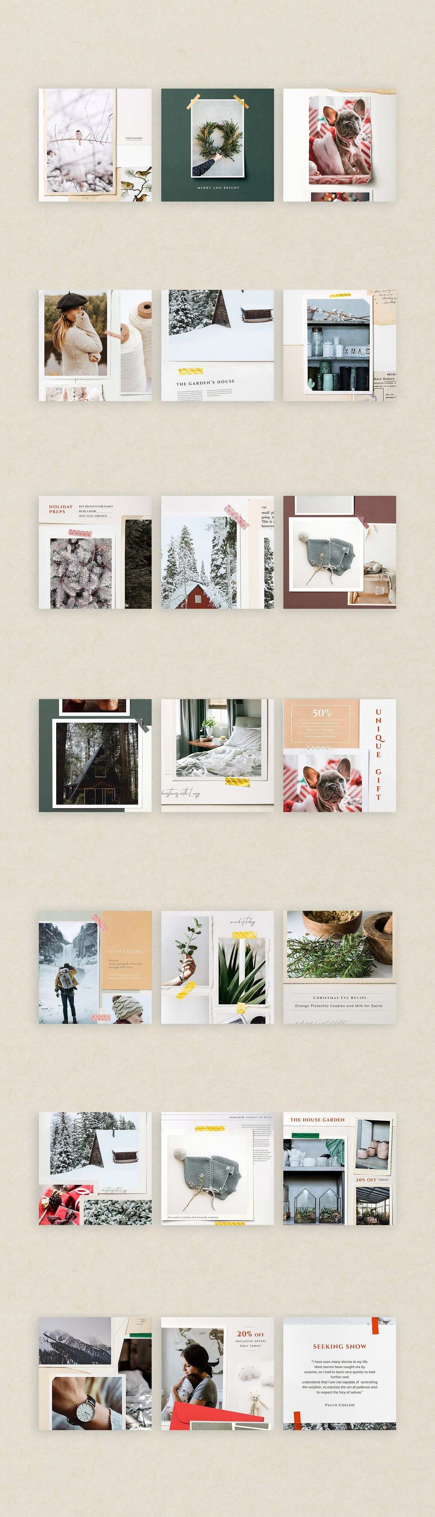 Canva Bundle Social Kit Free Instagram Photoshop Landscape Instagram Story Template