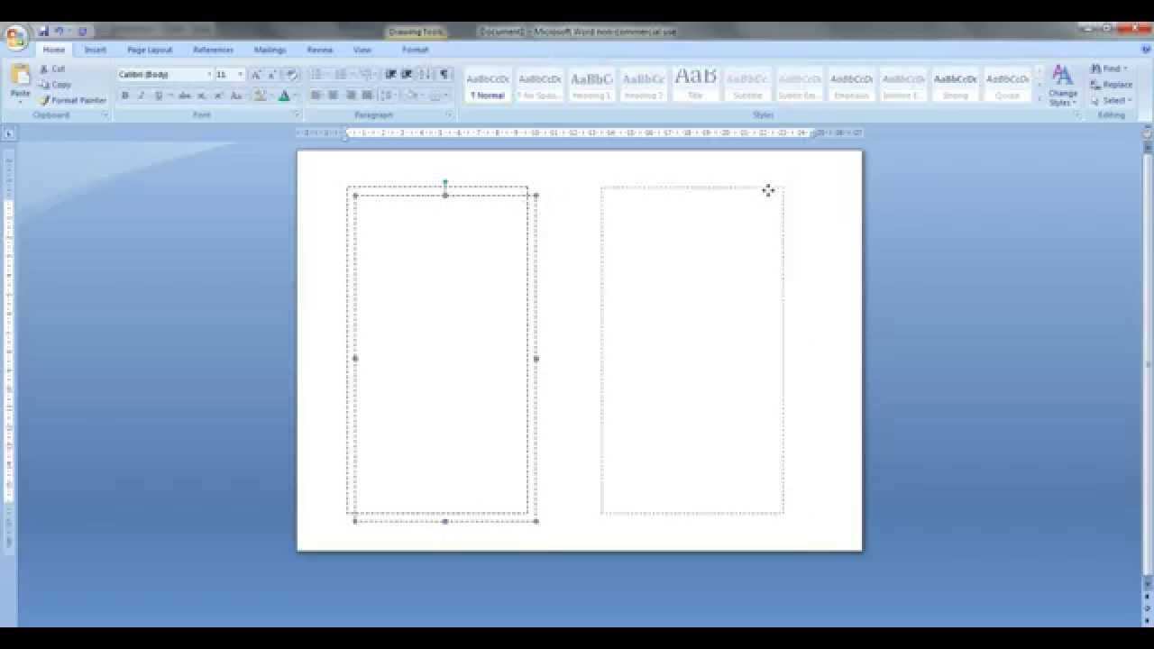 How To Create Personal Size Templates For Filofax Etc In Ms Word Youtube