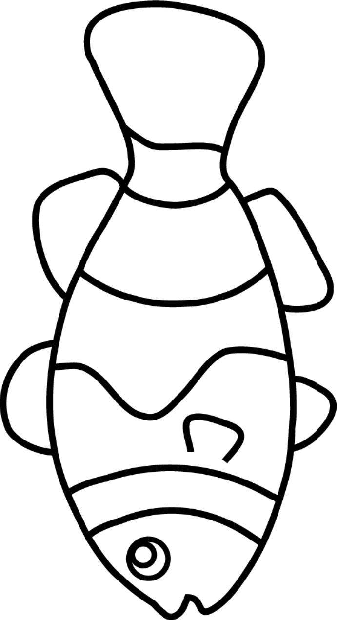 Risultati Immagini Per Disfraz De Pez Fish Template Fish Drawing For Kids Fish Drawings
