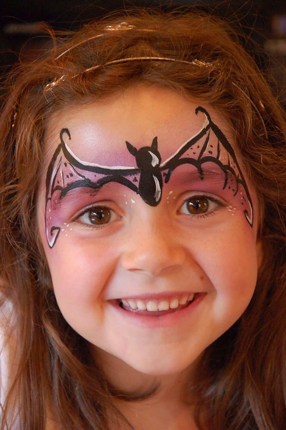 Bat Girl Face Paint Kinder Schminken Halloween Schminken Kinder Kinderschminken Halloween