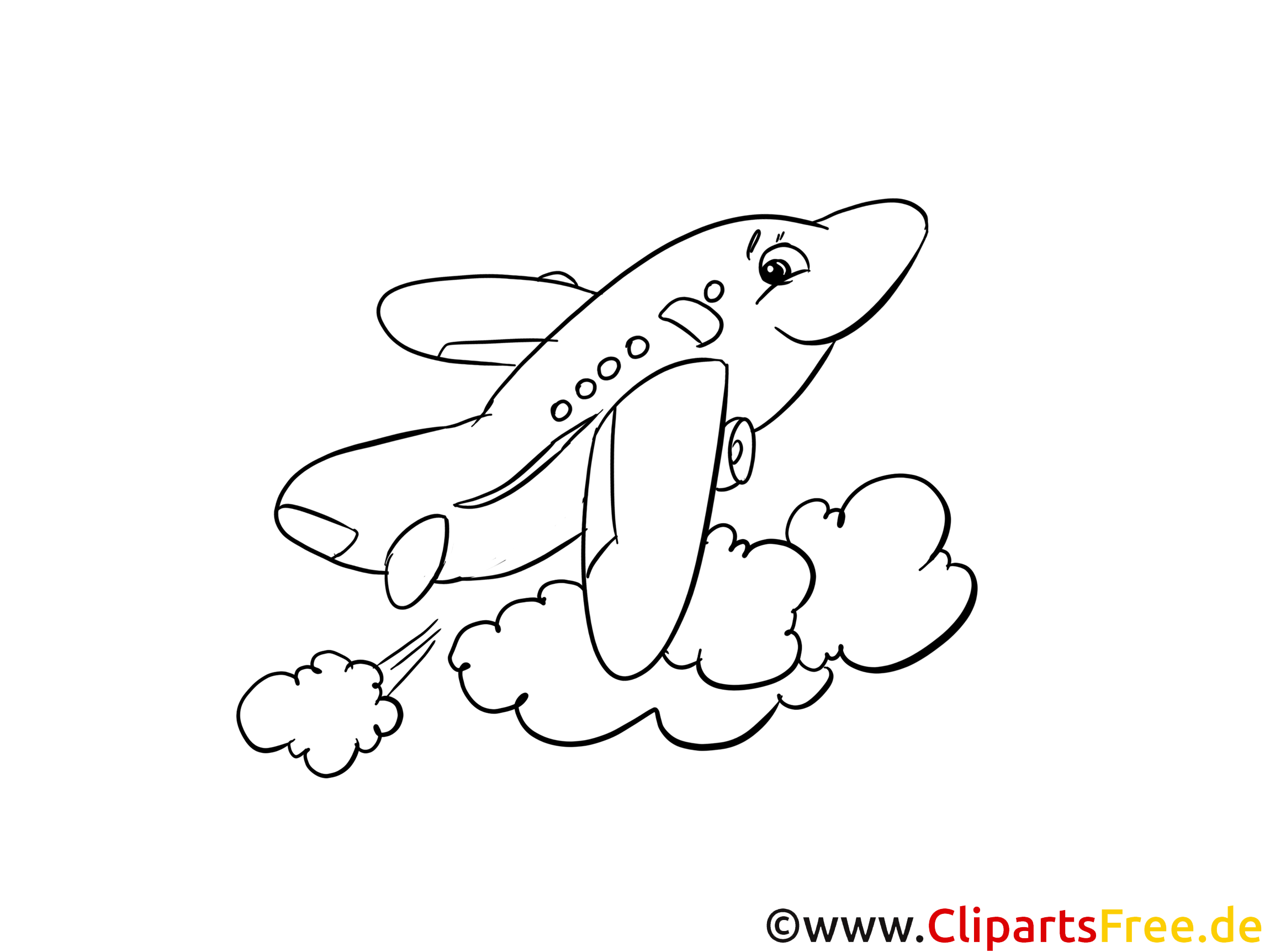 Cartoon Flugzeug Ausmalbild Zum Ausmalen Flugzeug Ausmalbild Malvorlagen Ausmalbild