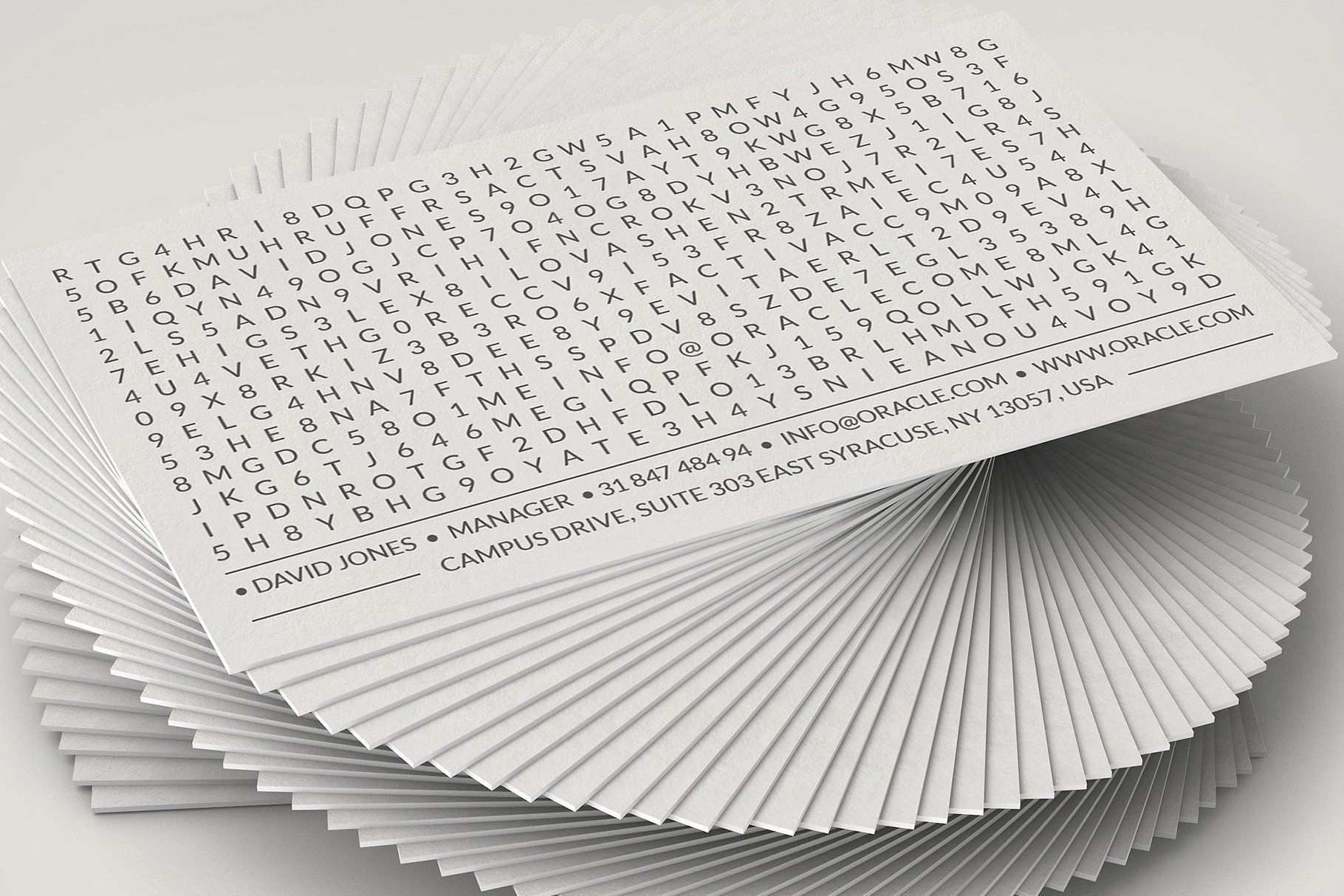 Word Search Business Card Cool Business Cards Unique Business Cards Business Card Wording