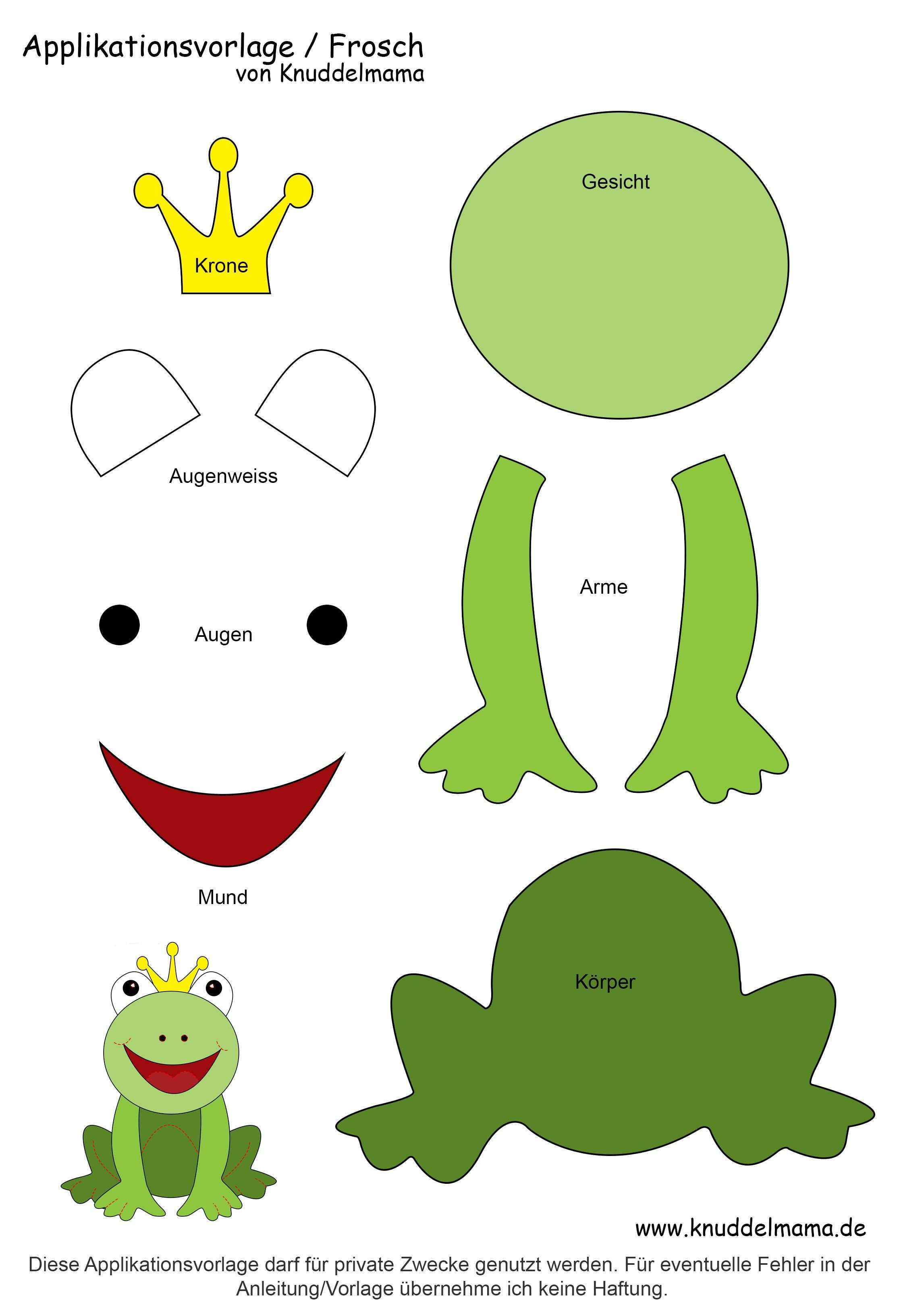 Neu Vorlage Frosch Farbung Malvorlagen Malvorlagenfurkinder Frog Crafts Felt Animal Patterns Frog Template