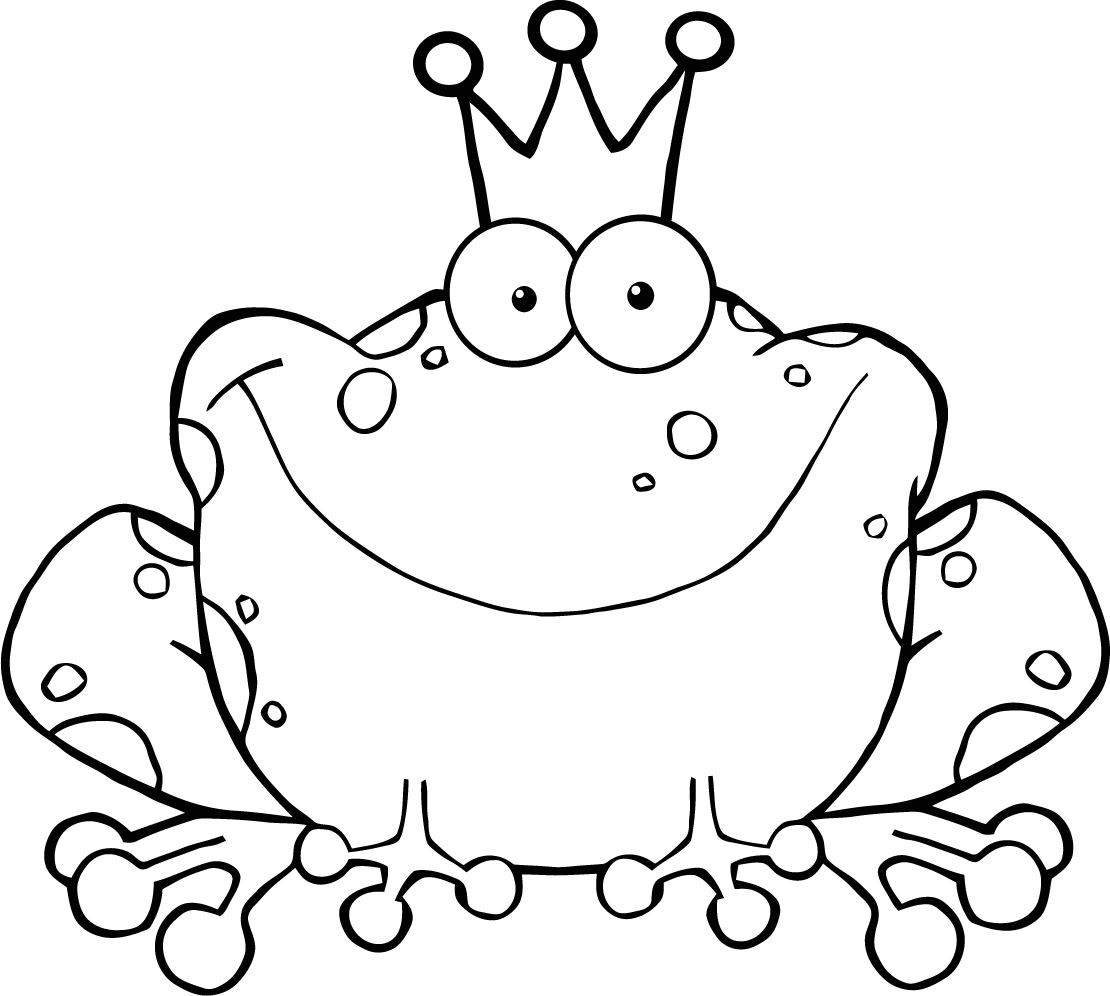 The Frog King Coloring Pages For Printable Storybook Sprookjes Kikker Thema