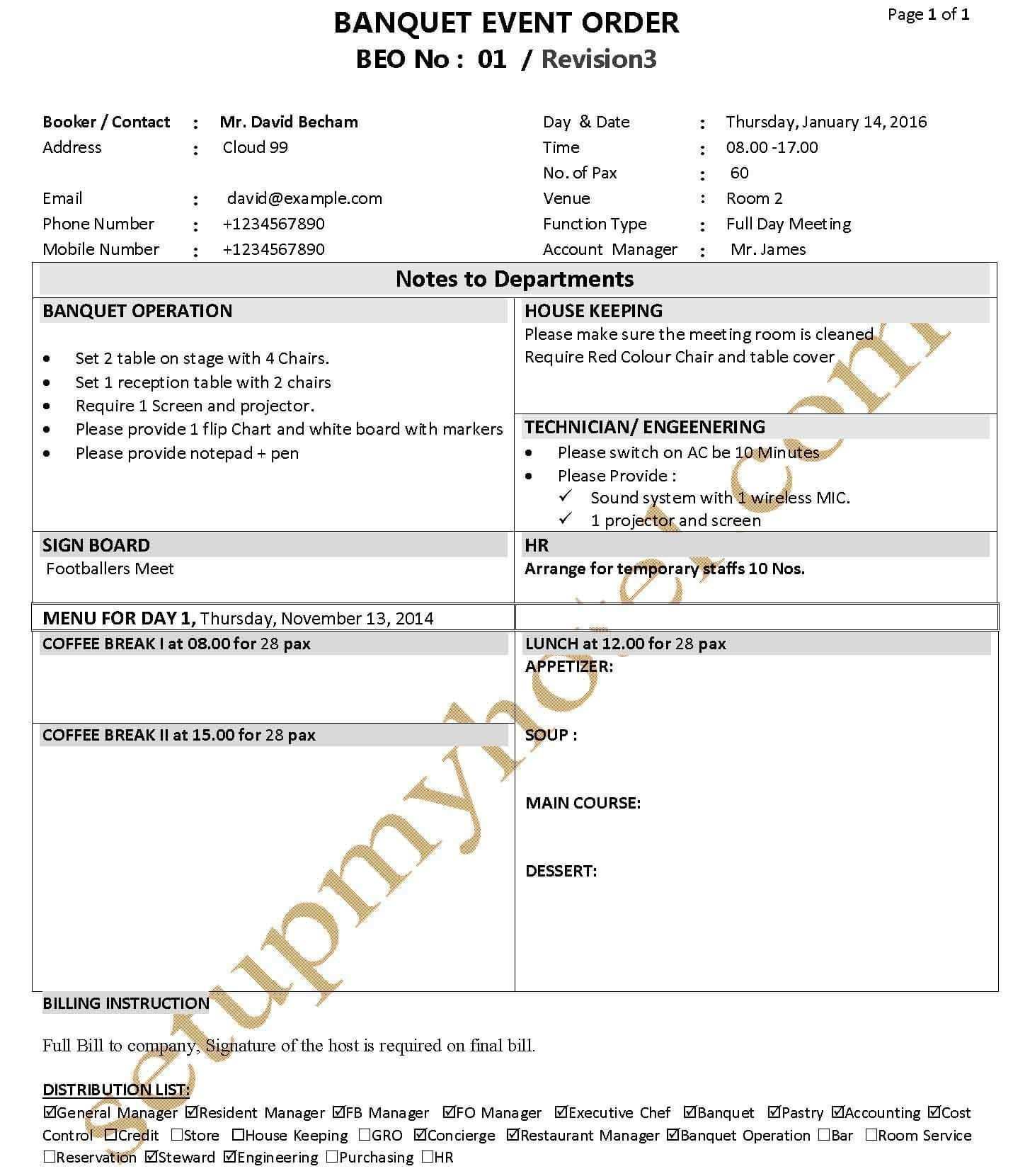 Banquet Function Sheet Banquet Event Order Beo Fp Banquet Formats Banquet Function S Event Planning Quotes Event Planning Template Event Planning Forms