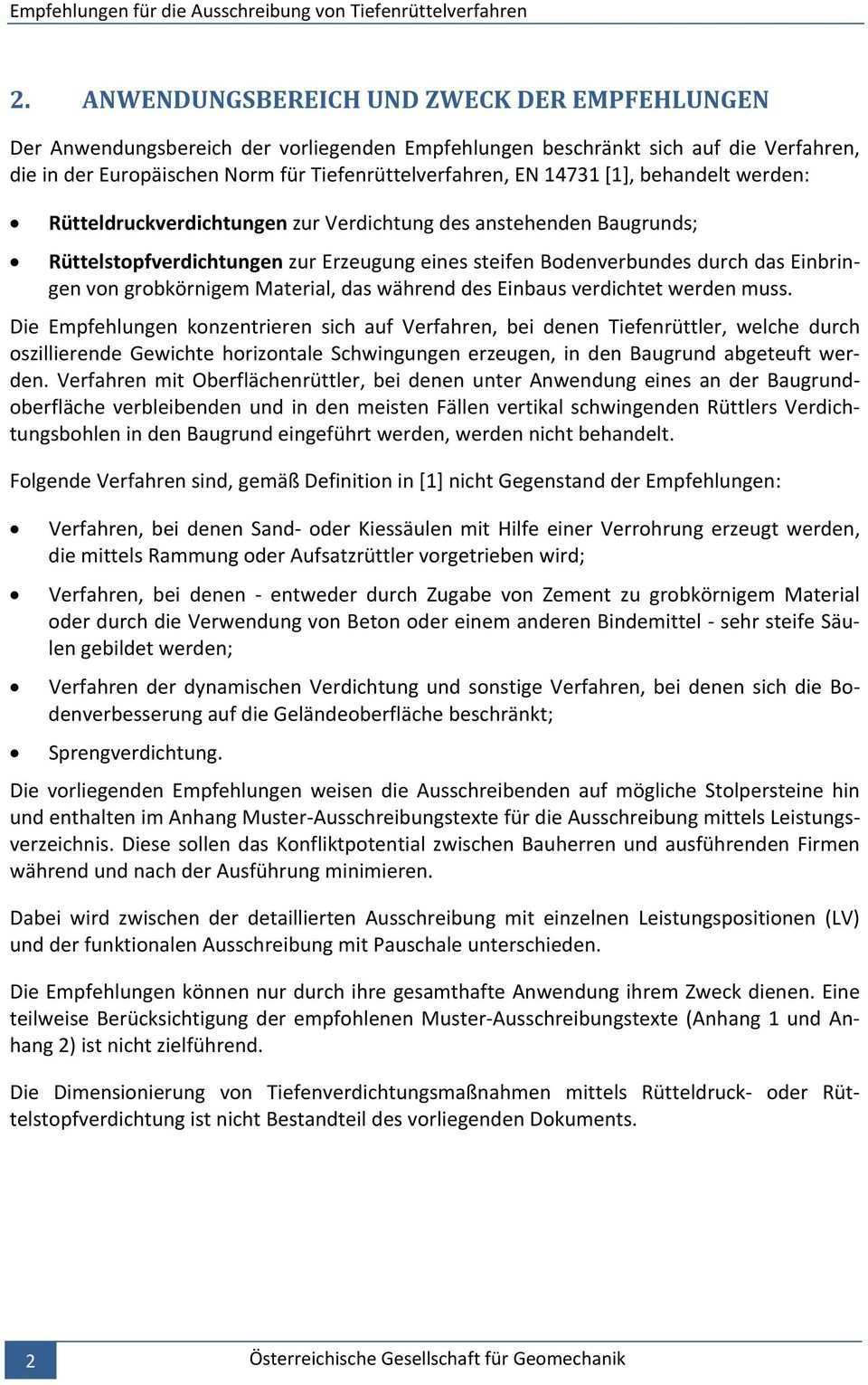 Handbuch Empfehlungen Fur Die Ausschreibung Von Tiefenruttelverfahren Ruttelstopf Rutteldruckverdichtung Pdf Kostenfreier Download