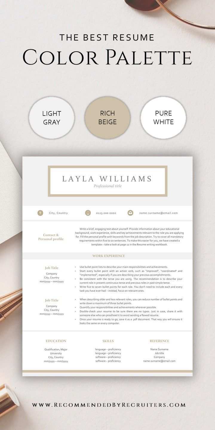 Modern Resume Template For Word Instant Download Resume Etsy Resume Design Template Resume Design Creative Ebook Template