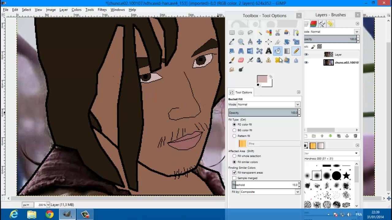 Gimp Tutorial How To Cartoon Yourself 720p Gimp Tutorial Gimp Custom Images