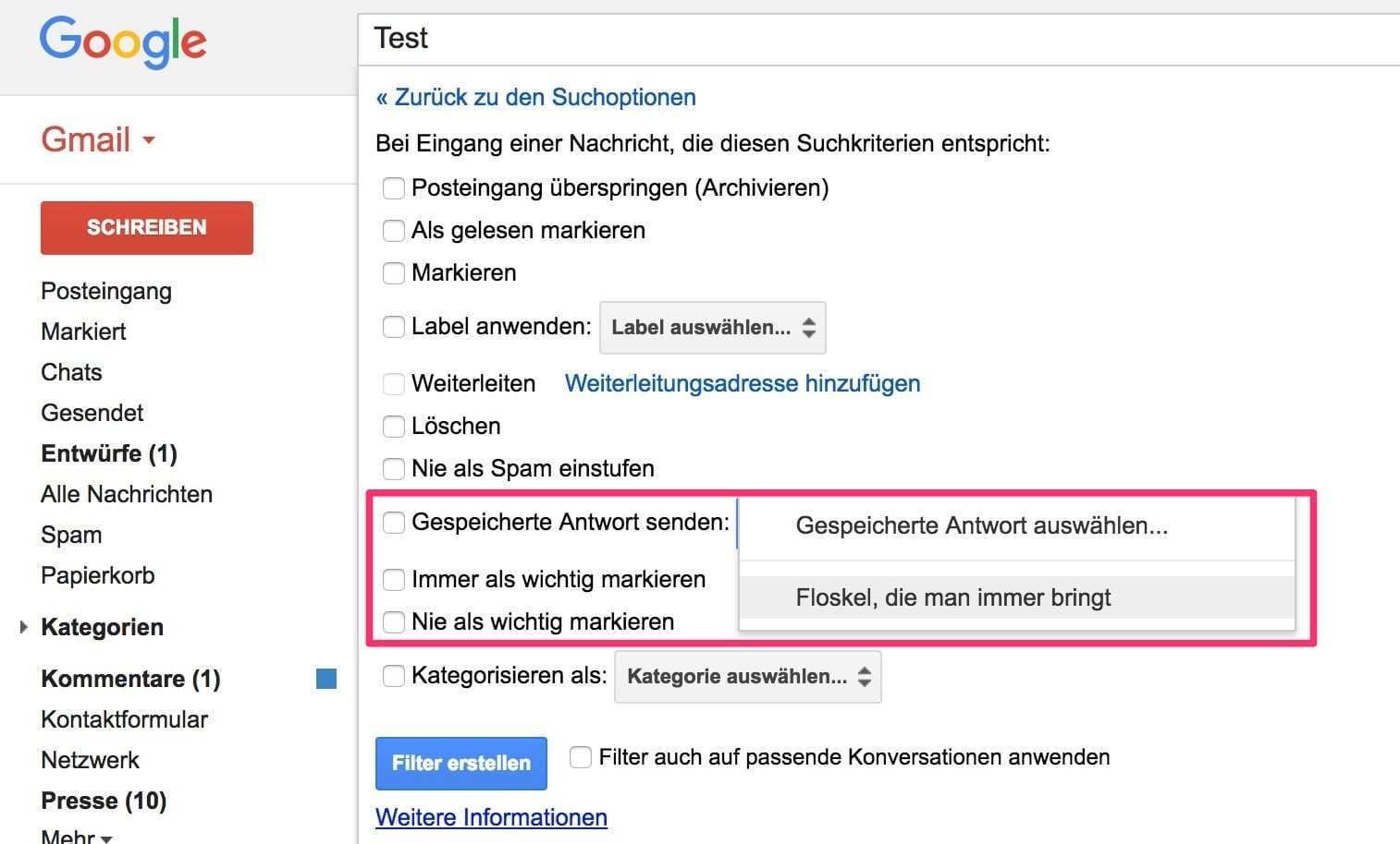 Gmail Vorgefertigte Antworten Erstellen Und Nutzen