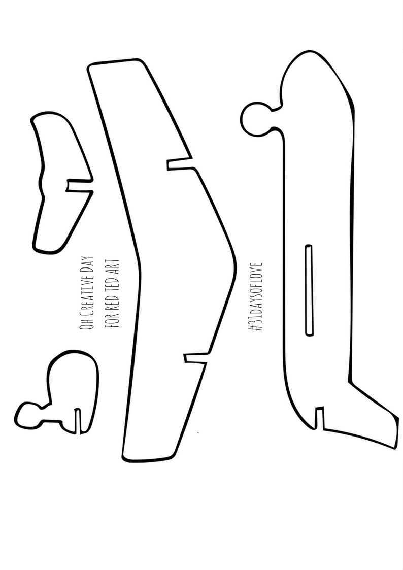 Airplane Template Printable Google Search Cardboard Airplane Airplane Crafts Paper Airplane Template