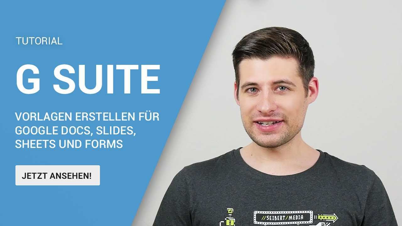 Google G Suite Tutorial Vorlagen Bzw Templates Erstellen Fur Google Docs Slides Sheets Und Forms Youtube